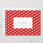 振り返り 今年もありがとう 鹿さん 今年もいろいろあったね 赤い写真 シーズンカード (裏面)