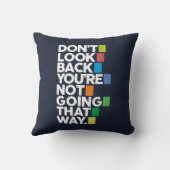 振り返るな クッション (裏面)