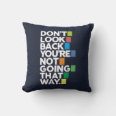振り返るな クッション (正面)