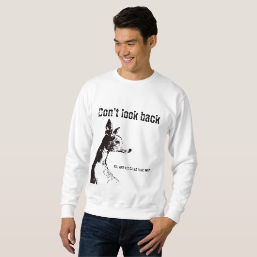 振り返るな Tシャツ (正面フル)