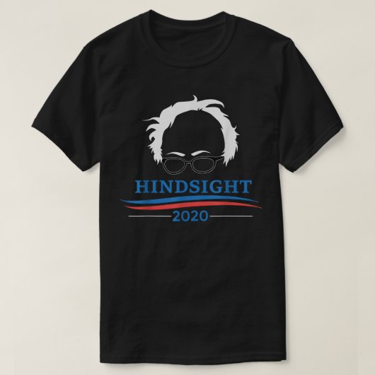 振り返れば2020年のバーニー・サンダース Tシャツ (デザイン正面)