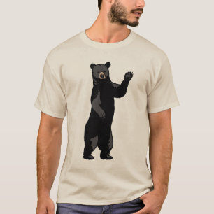 振るくまは挨拶します Tシャツ