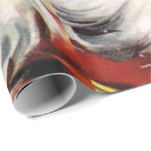 振るサンタクロース ラッピングペーパー (ロールコーナー)