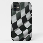 振るチェック模様の旗のiPhone 5の場合 Case-Mate iPhoneケース (裏面)