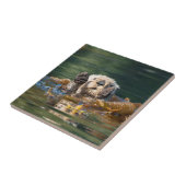 振るラッコ タイル (側面)