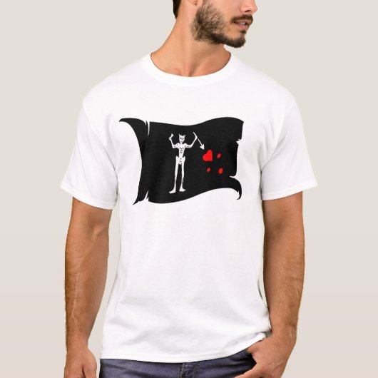 振る旗#1 Blackbeard Tシャツ (正面)