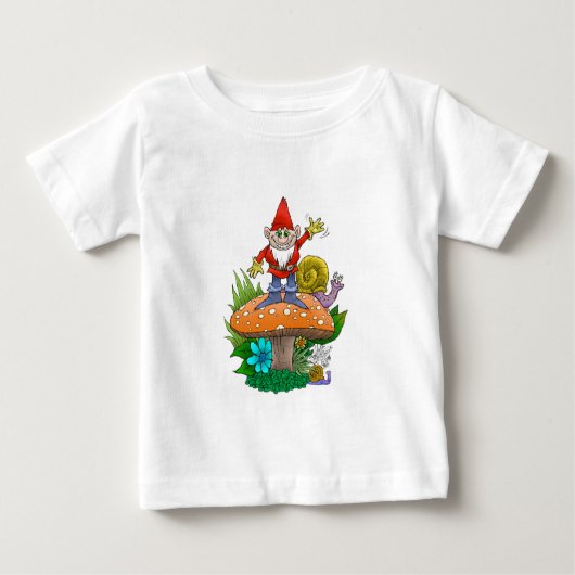 振るGnome.jpg ベビーTシャツ (正面)