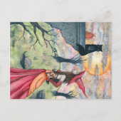 振れおよび魔法使いの郵便はがき ポストカード (正面)