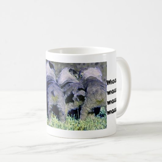 振れはマグを接合します コーヒーマグカップ (正面右)