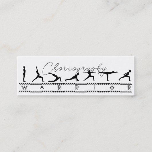 振付名刺 スキニー名刺 (正面)