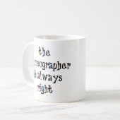 振付家はいつも正しい コーヒーマグカップ (正面左)