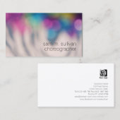 振付家カラフル《写真》ぼけ味ドットエンターテイメント 名刺 (正面/裏面)