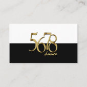 振付家モダンダンスインストラクターダンサー 名刺 (正面)