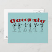 振付家 ポストカード (正面/裏面)