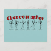 振付家 ポストカード (正面)