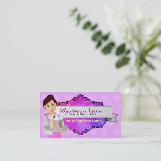 振動およびスムージーの名刺 名刺 (スタンド正面)