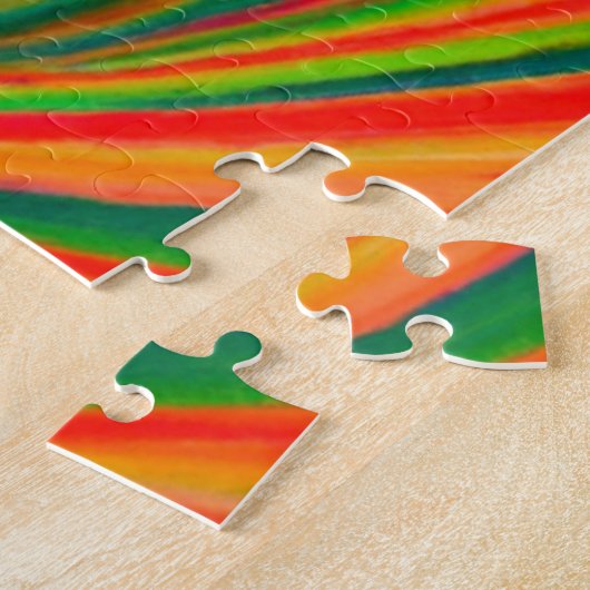 振動の渦 ジグソーパズル (側面)