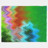 振動の電子 フリースブランケット (正面(横))