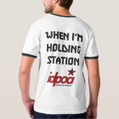 振動を感じて下さい Tシャツ (裏面)