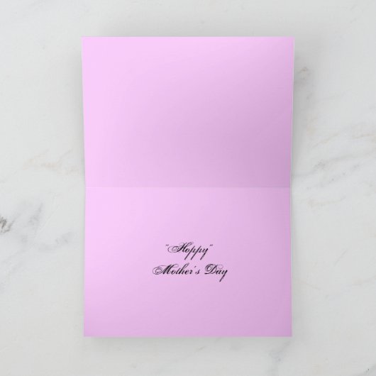 振動カエル、母の日 カード (内部)