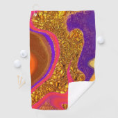 振動カラーアート ゴルフタオル (インサイチュ)