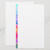 振動グリッチ虹 便箋 (正面/裏面)