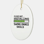 振動ダンスの技術を取付けること セラミックオーナメント (左)