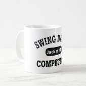 振動ダンスジャックおよびジルの競争相手 コーヒーマグカップ (正面左)