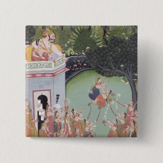 振動フェスティバル 缶バッジ (正面)