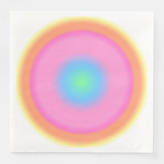 振動前向き – 放射カラフル勾配 (正面)