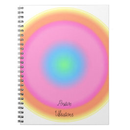 振動前向き – 放射カラフル勾配 ノートブック