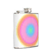 振動前向き – 放射カラフル勾配 フラスク (右)