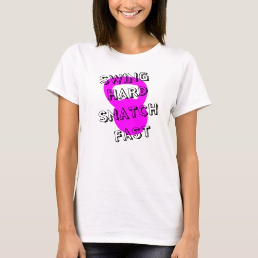 振動堅い強奪の速い女性Tシャツ Tシャツ (正面)