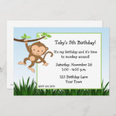 振動猿の招待状 招待状 (正面/裏面)