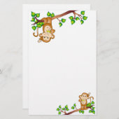 振動猿の文房具 便箋 (正面/裏面)