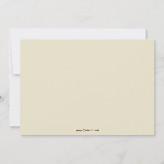 振動猿の男の子の誕生日のパーティの招待状 招待状 (裏面)