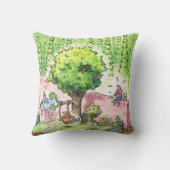 振動男の子の投球のクッションの大きい緑 クッション (裏面)