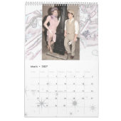 振動2010年の女の子 カレンダー (3月 2027)