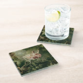 振動 ガラスコースター (アングル)