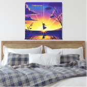 振動 キャンバスプリント (インサイチュ (寝室))