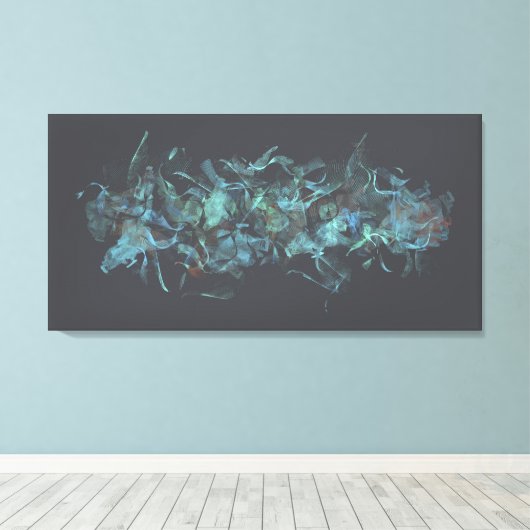 振動 キャンバスプリント (インサイチュ (ウッドフロア))