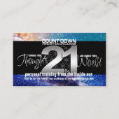 振動 – 21日間の分析観点チャレンジカード 名刺 (正面)