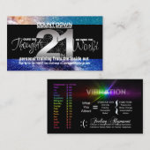 振動 – 21日間の分析観点チャレンジカード 名刺 (正面/裏面)