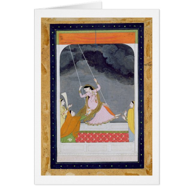 振動、Kangraのパンジャブの丘c.1790の女性(操作 (正面)