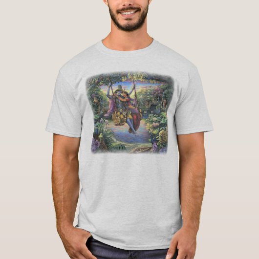 振動TシャツのRadha Krishna Tシャツ (正面)
