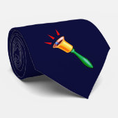 振鈴の写実的なイメージ、手のチャイムのイメージ ネクタイ (ロール)