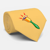 振鈴の写実的なイメージ、手のチャイムのイメージ ネクタイ (ロール)