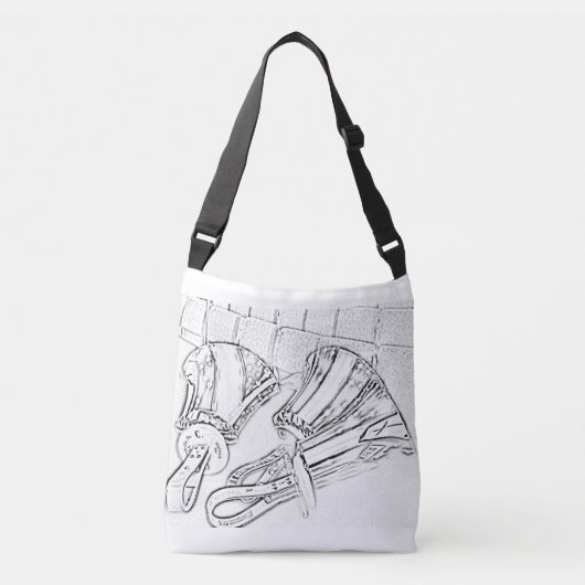 振鈴はトートを覆いました クロスボディバッグ (正面)