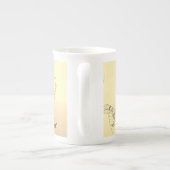 挽きコーヒー豆 ボーンチャイナマグカップ (裏面)