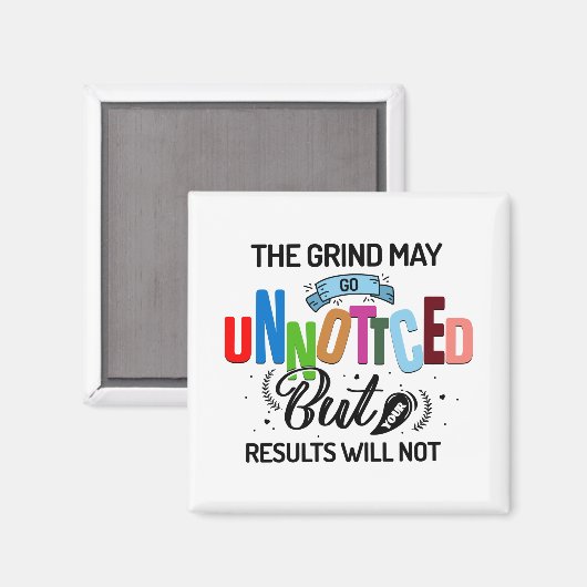 挽き物は気づかれずに済むかも知れぬ マグネット (正面/裏面)